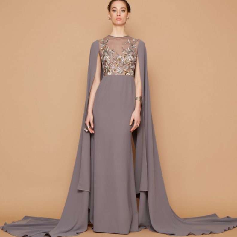 فستان خطوبة بلمسة الكاب الراقية من تصميم جورج حبيقة