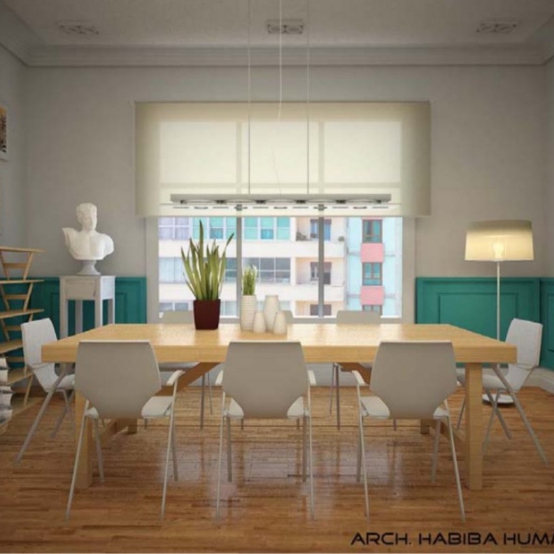 مشروع مبنى صحي من اعمال المهندسة حبيبة