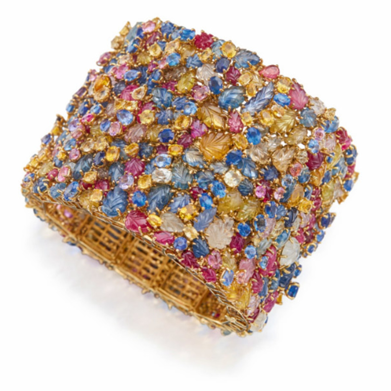 خاتم ذهب أصفر وماس وكارنيليان من ديفيد ويب