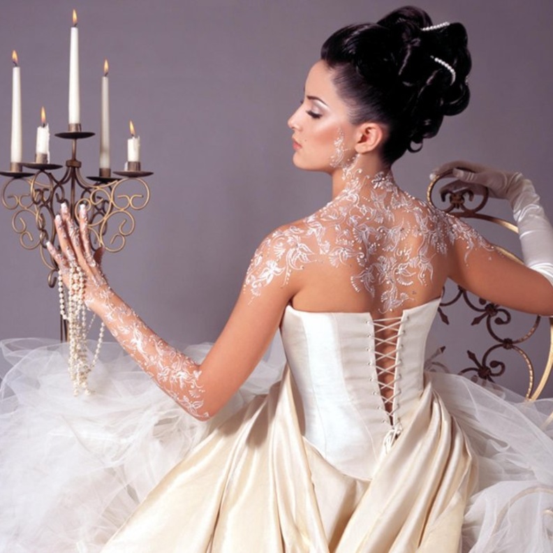 احدث رسومات الحناء على الكتف والظهر