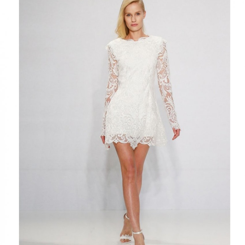 احدث فساتين قصيرة دانتيل 2017 من مجموعة Randi Rahm