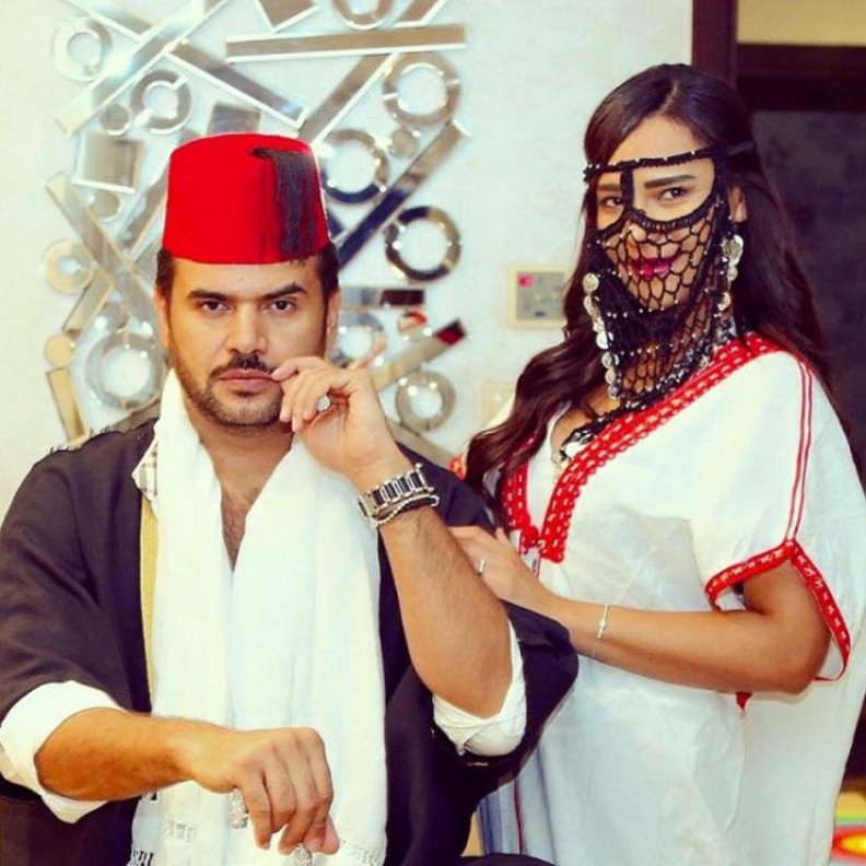 سامو زين وزوجته