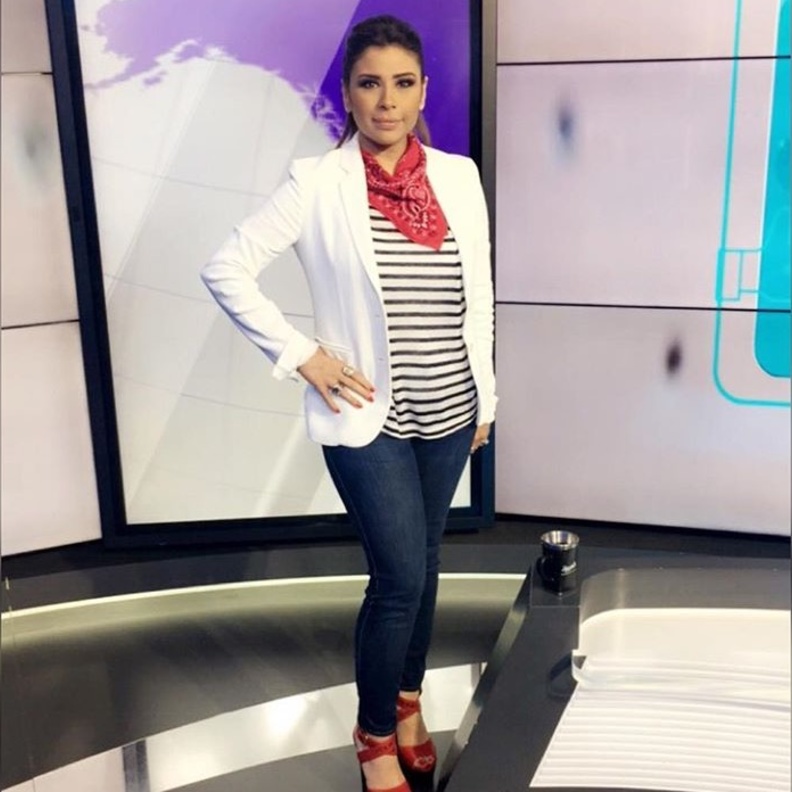 استايل سارة الهادئ يميزها في برنامجها تفاعلكم 