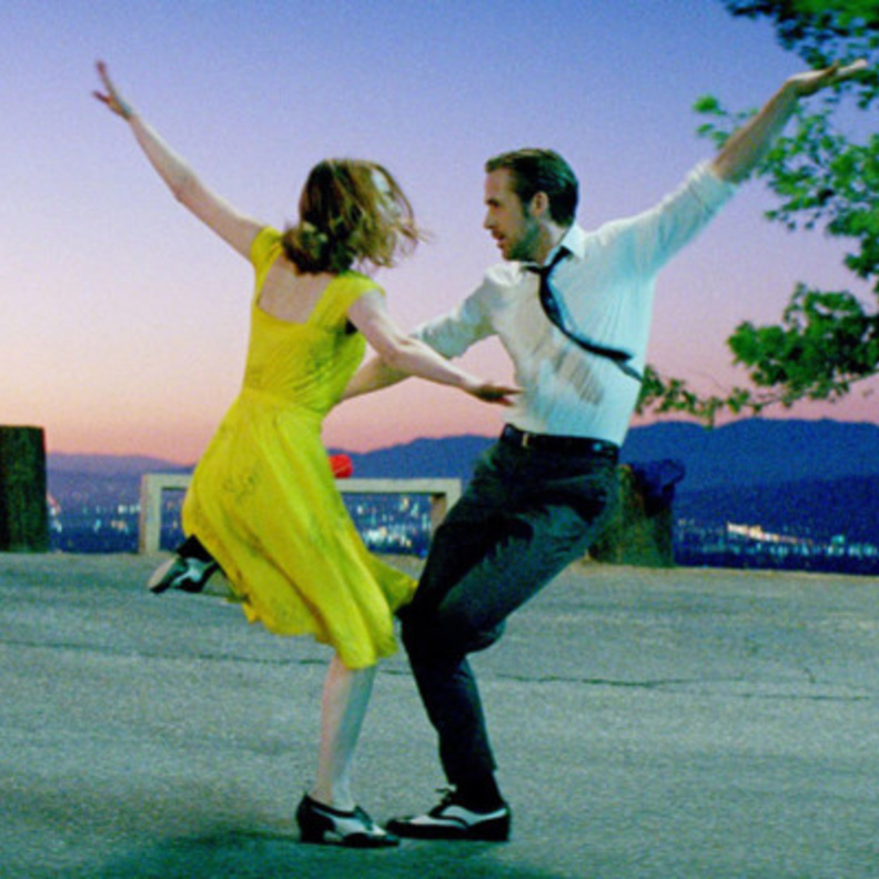 ايما ستون وريان غوسلينغ في La La Land