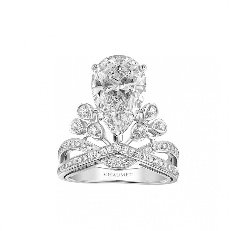 خاتم سوليتير من غراف