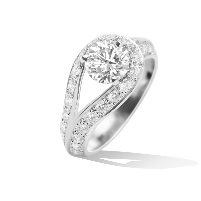 خاتم سوليتير من كارتييه