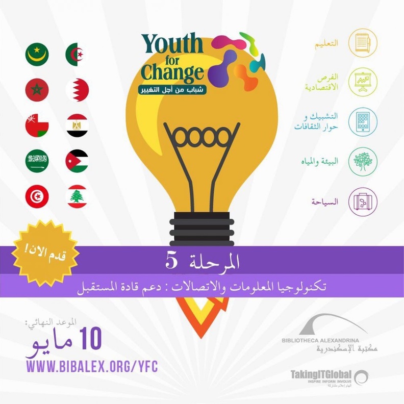 برنامج شباب من أجل التغيير في مكتبة الاسكندرية
