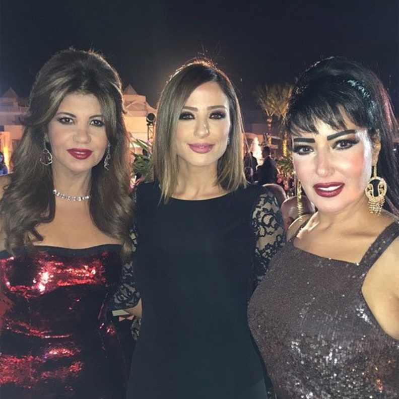 بوسي شلبي مع وفاء الكيلاني وسمية الخشاب