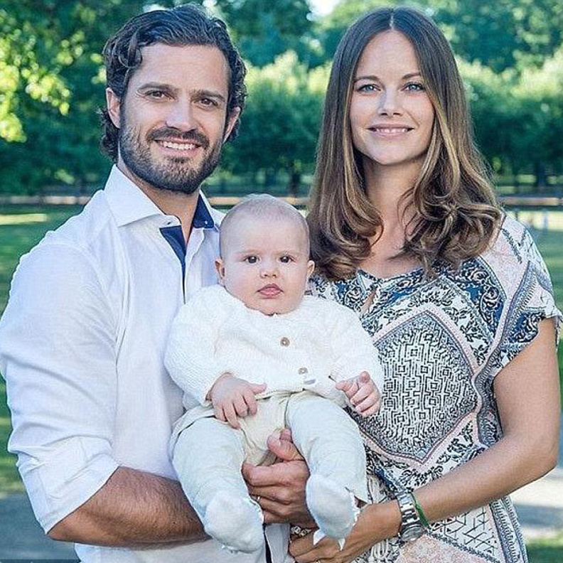 الأميرة صوفيا وزوجها الأمير كارل فيليب