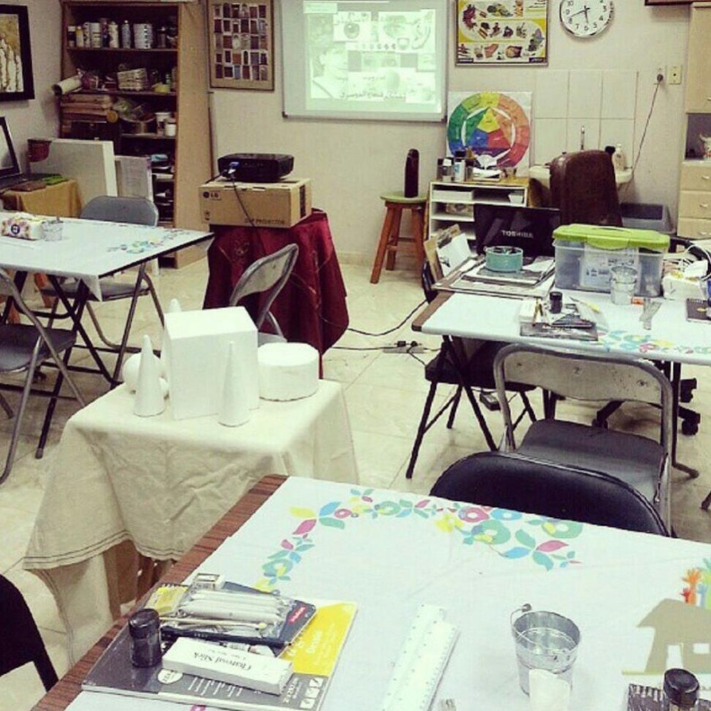 مرسم طباشير لتدريب الأطفال و السيدات