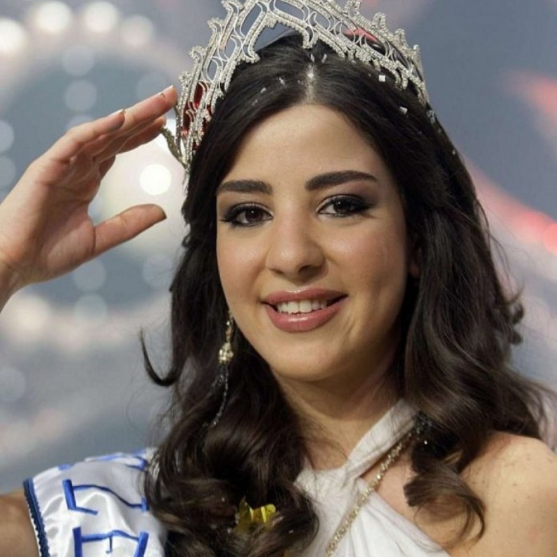 رهف عبدالله خلال تصوير صمت الحب مع عمار شلق