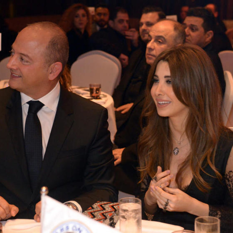 نانسي عجرم وزوجها