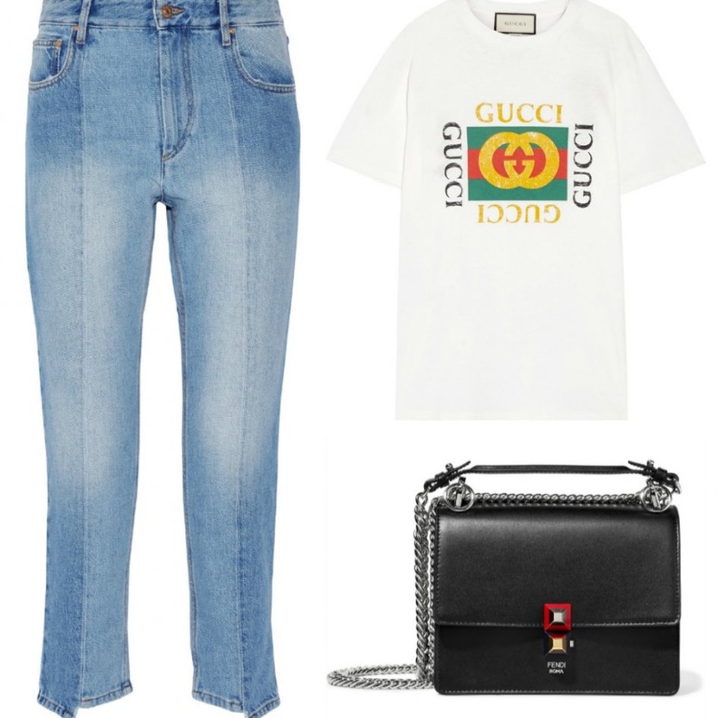 اطلالة عصرية شبابية في الجينز الأزرق القصير 