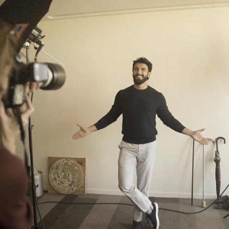 هدية عيد ميلاد رانفير سينغ تمثال شمعي في باريس