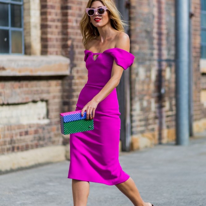 فساتين الاوف شولدر أحدث موضة في صيف 2017