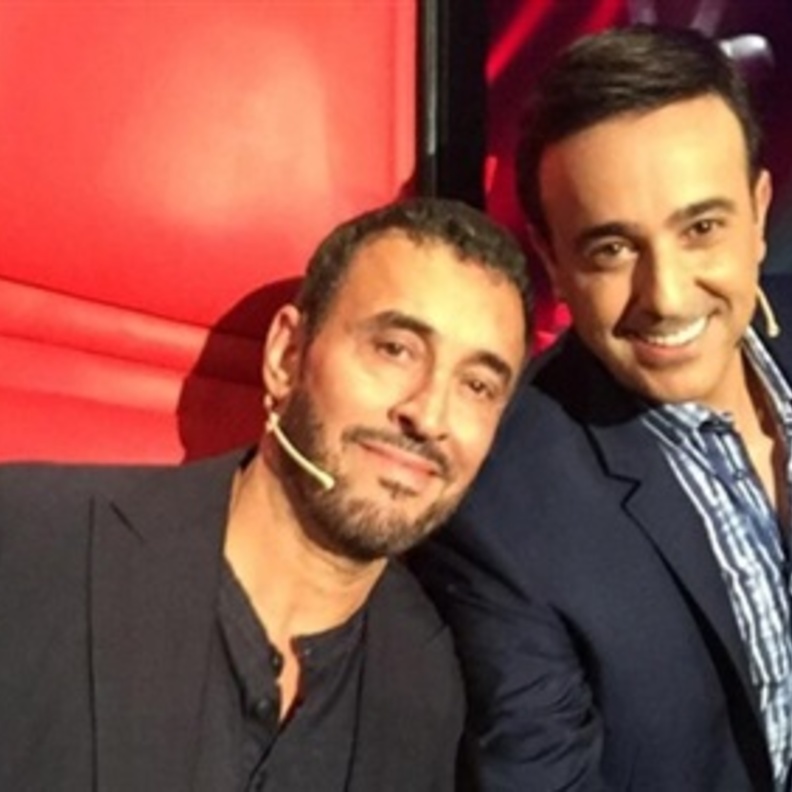 صابر الرباعي وكاظم الساهر