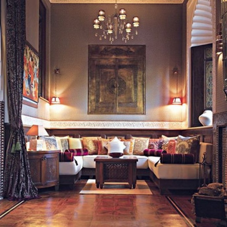 الزخارف العربية في تصميم الديكور المغربي