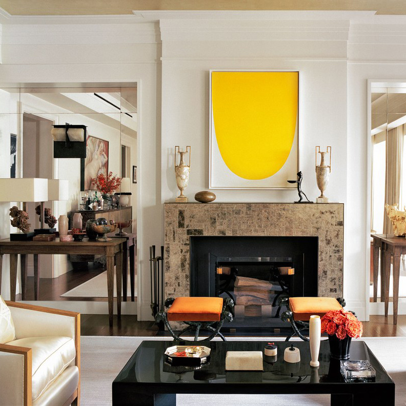 غرفة النوم الرئيسية في منزل مارك جايكوبز Marc Jacobs