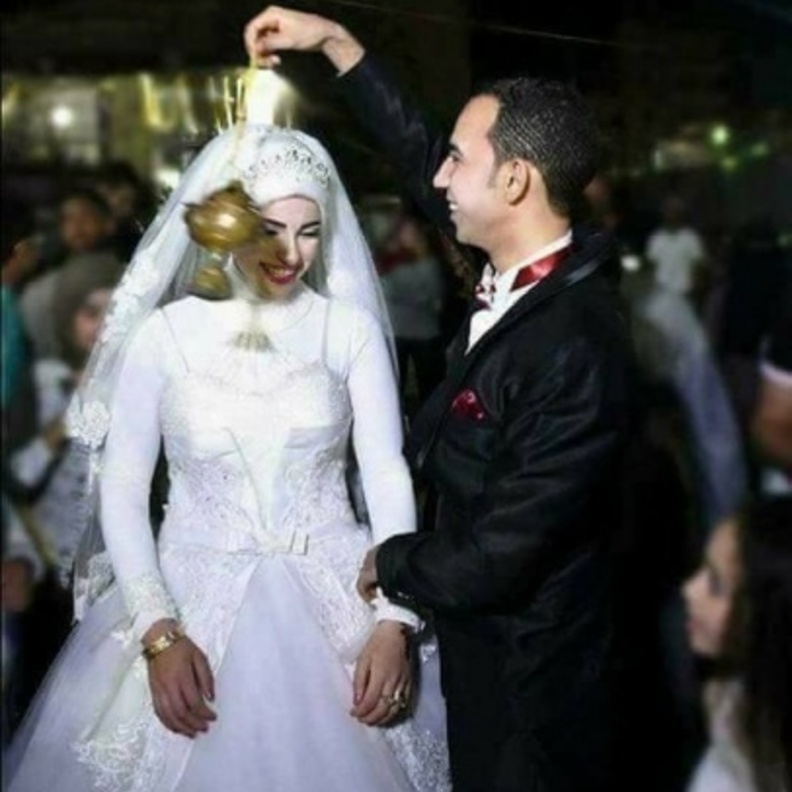 العروس فارقت الحياة اثناء الاحتفال بزفافها.