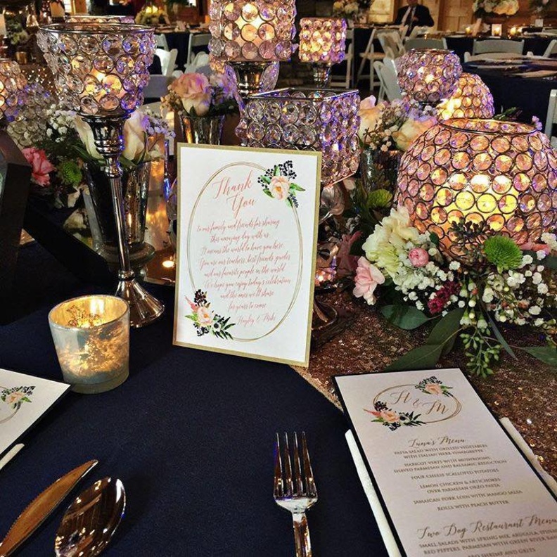 تقديم بطاقات قوائم الطعام بطريقة كلاسيكية