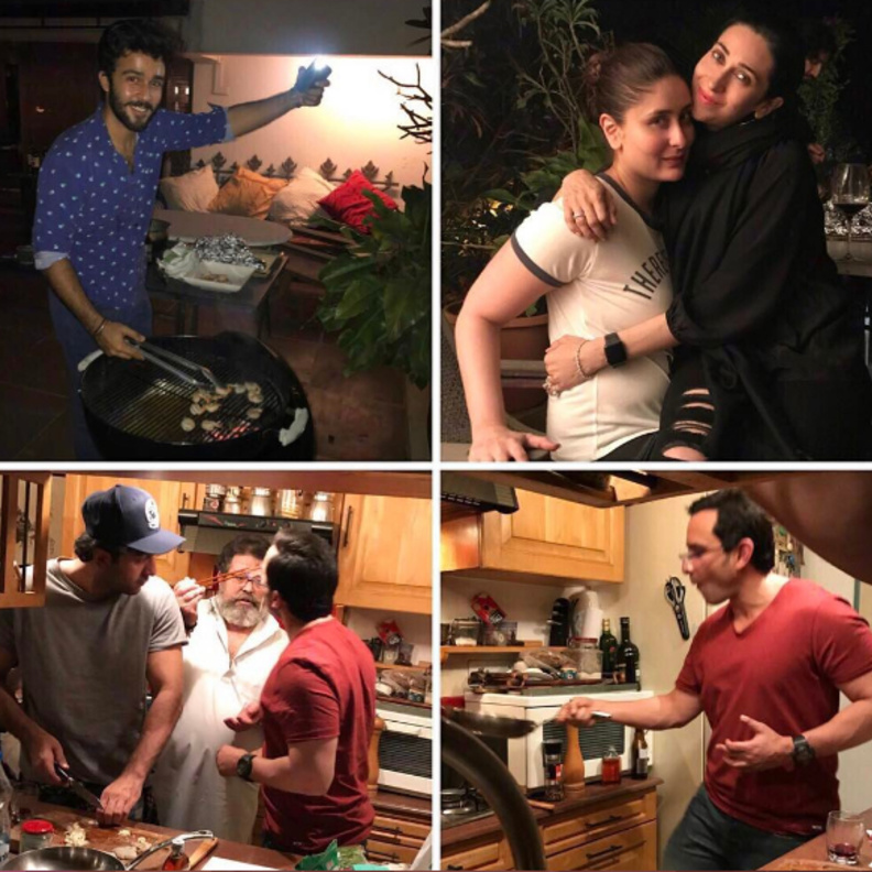 رانبير كابور و سيف علي خان توليا مهام الطهي