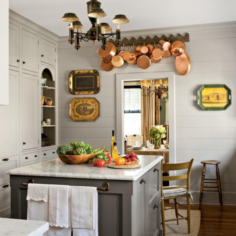 ديكور مطبخ بسيط بأسلوب الفينتاج