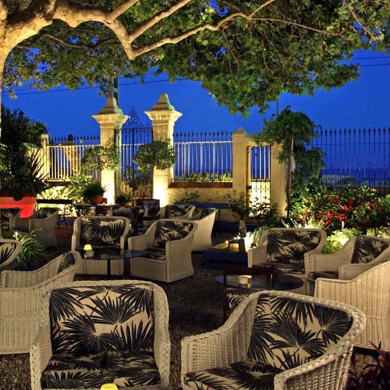 حديقة مطعم Sant Pau