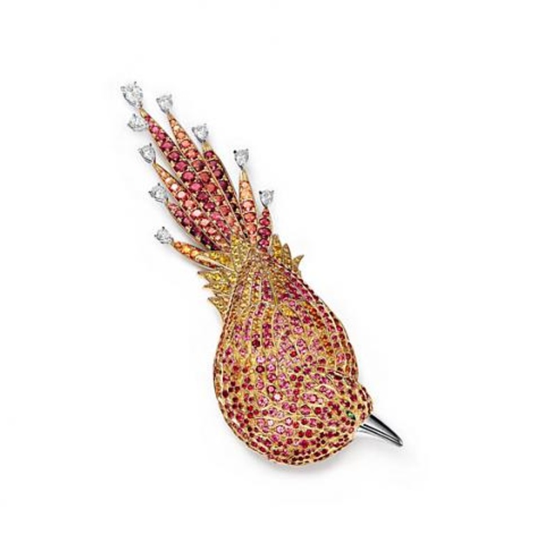 بروش الأحجار الكريمة من أبرز موضة مجوهرات 2017