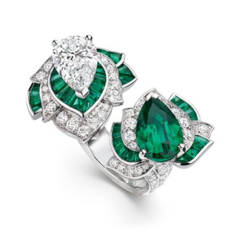 خاتم الماس و زمرد من فان كليف أند أربلز