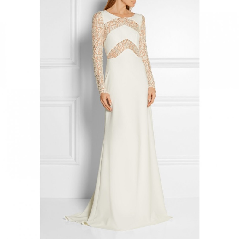 اجمل فساتين بيضاء للعروس لشهر العسل