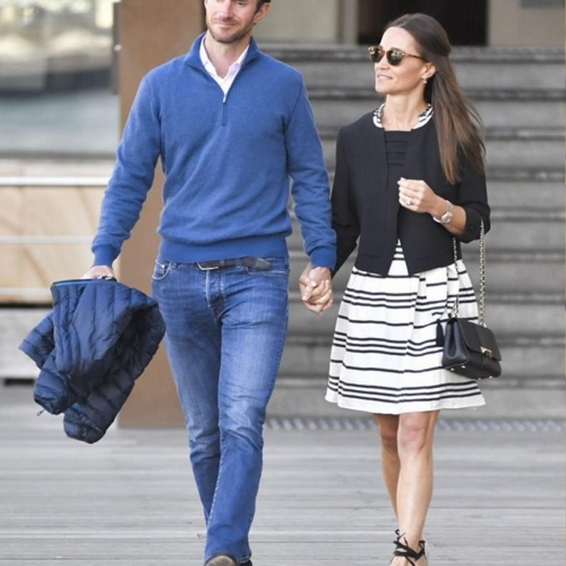 بيبا ميدلتون في أولى إطلالاتها بعد حفل زفافها