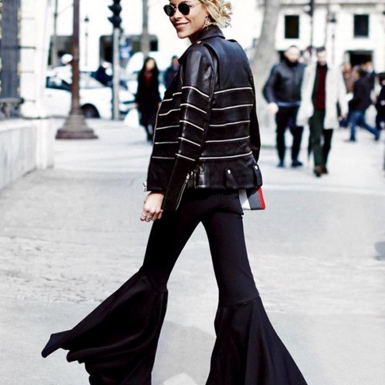 البناطيل الشارلستون تعود من جديد في موضة خريف 2017