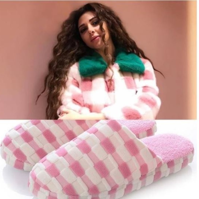 فستان أحلام الزهري