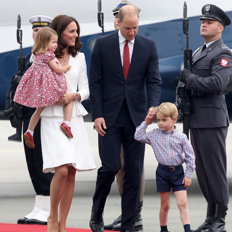 الرئيس البولندي استقبل الأمير وليام وزوجته كيت ميدلتون