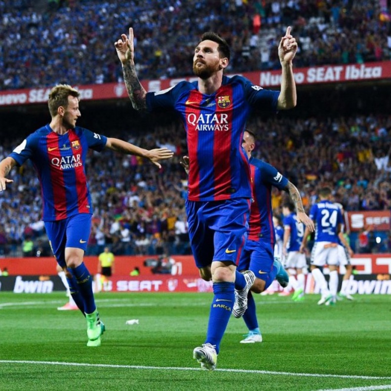 برشلونة يتوج بكأس الملك للمرة الثالثة على التوالي