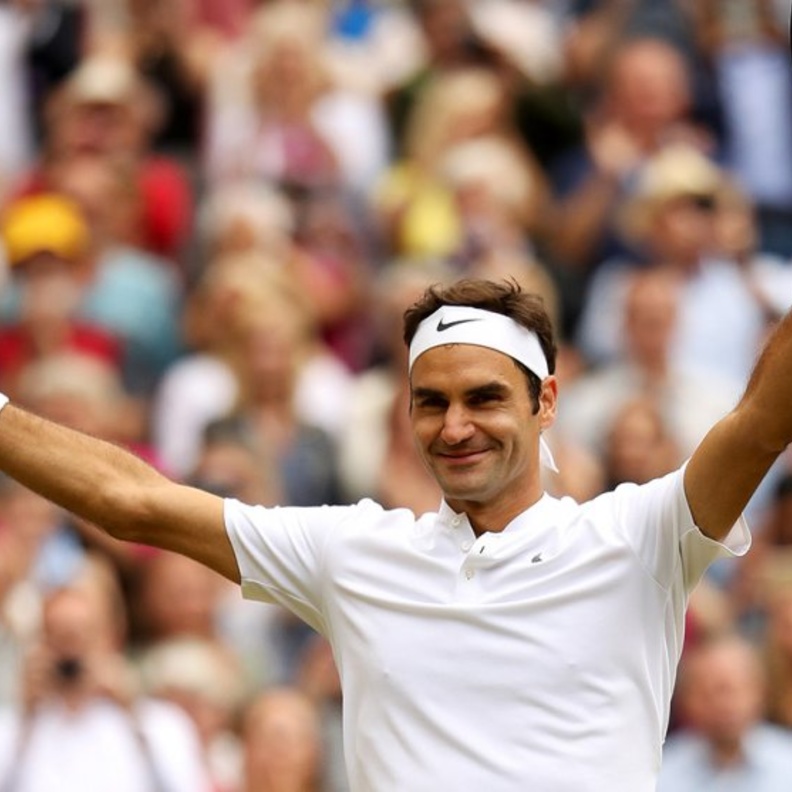 واصل النجم السويسري روجر فيدرر طريقه نحو اللقب الثامن في ويمبلدون
