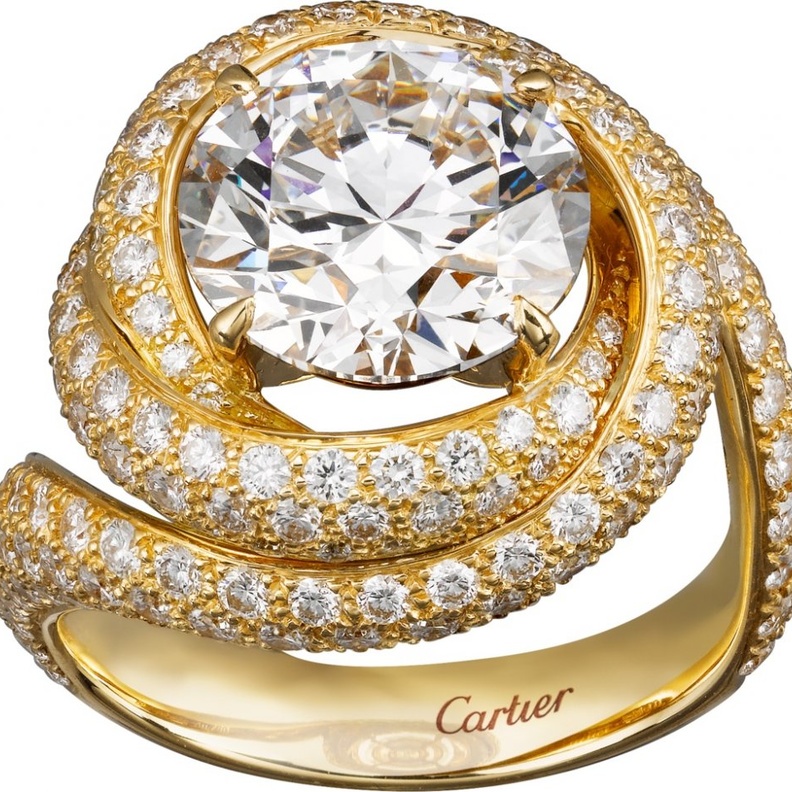 خاتم خطوبة من كارتييه