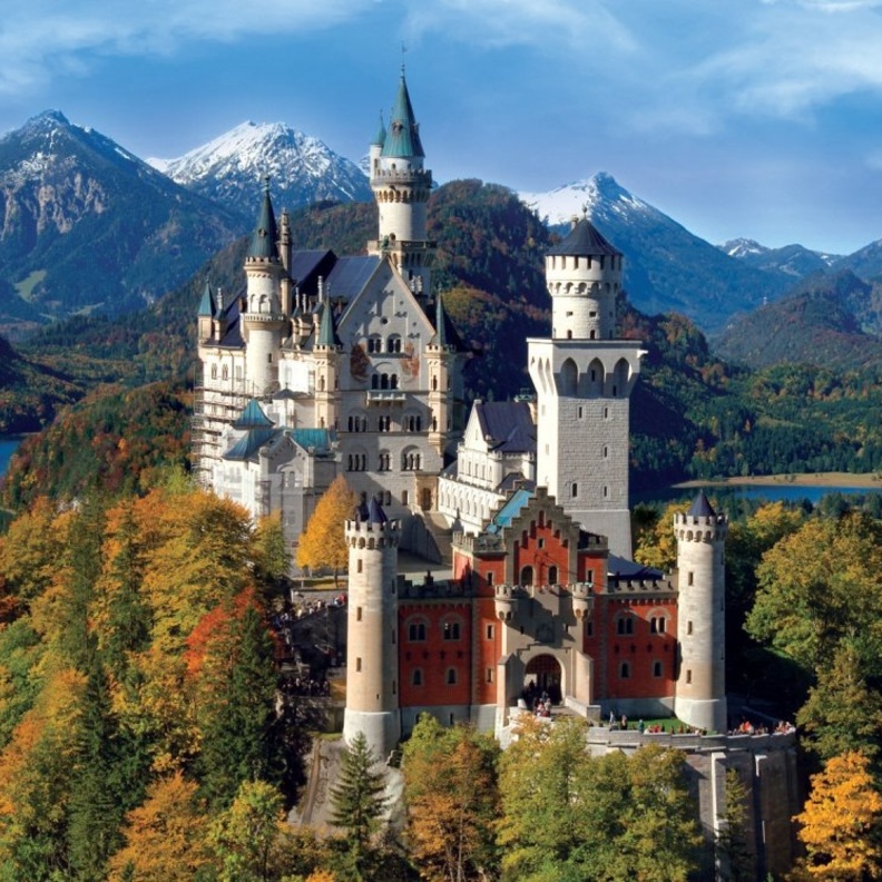 قلعة Neuschwanstein في ألمانيا