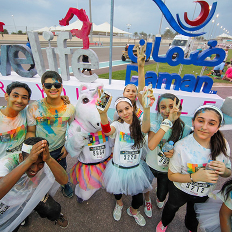 "سباق الألوان" .. أسعد 5 كيلومترات في العالم