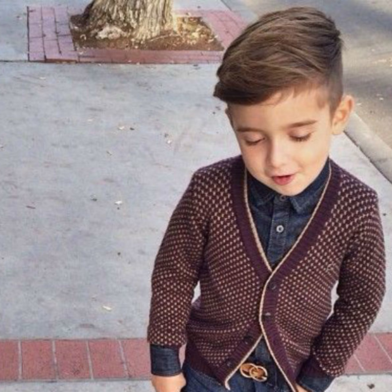 أحدث قصات الشعر للأطفال