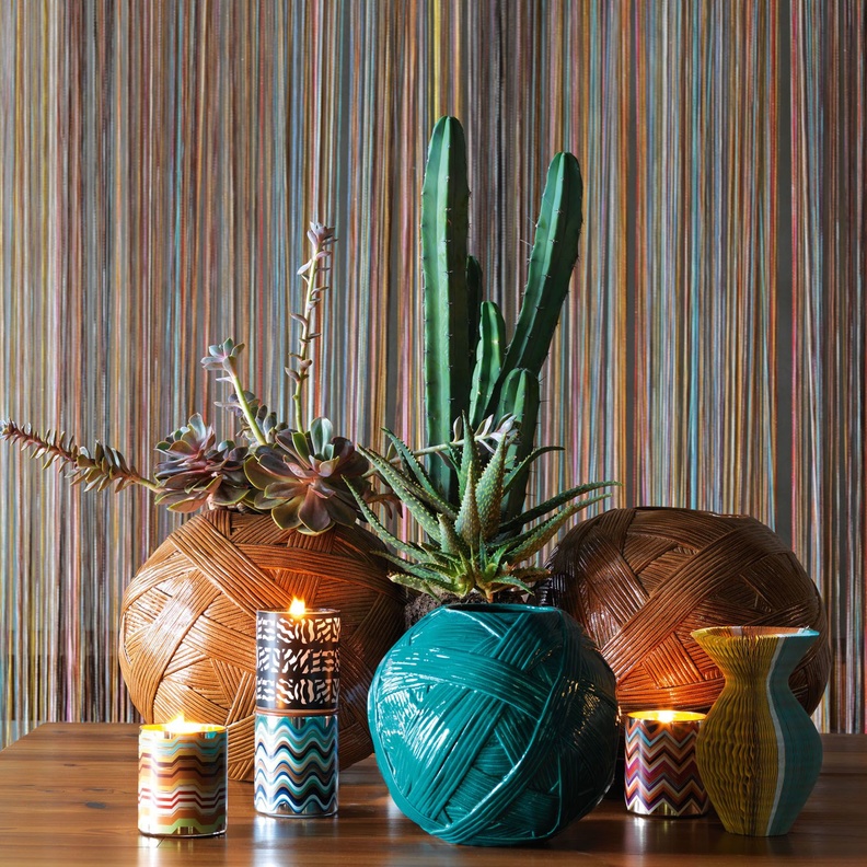 أحواض و شموع للديكور من ميسوني Missoni