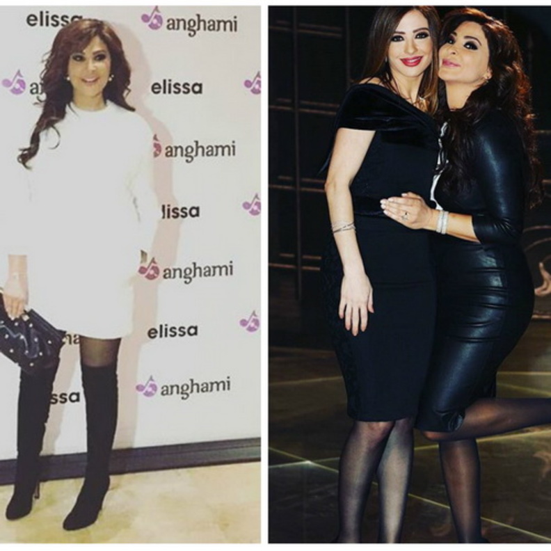 إليسا مع وفاء الكيلاني