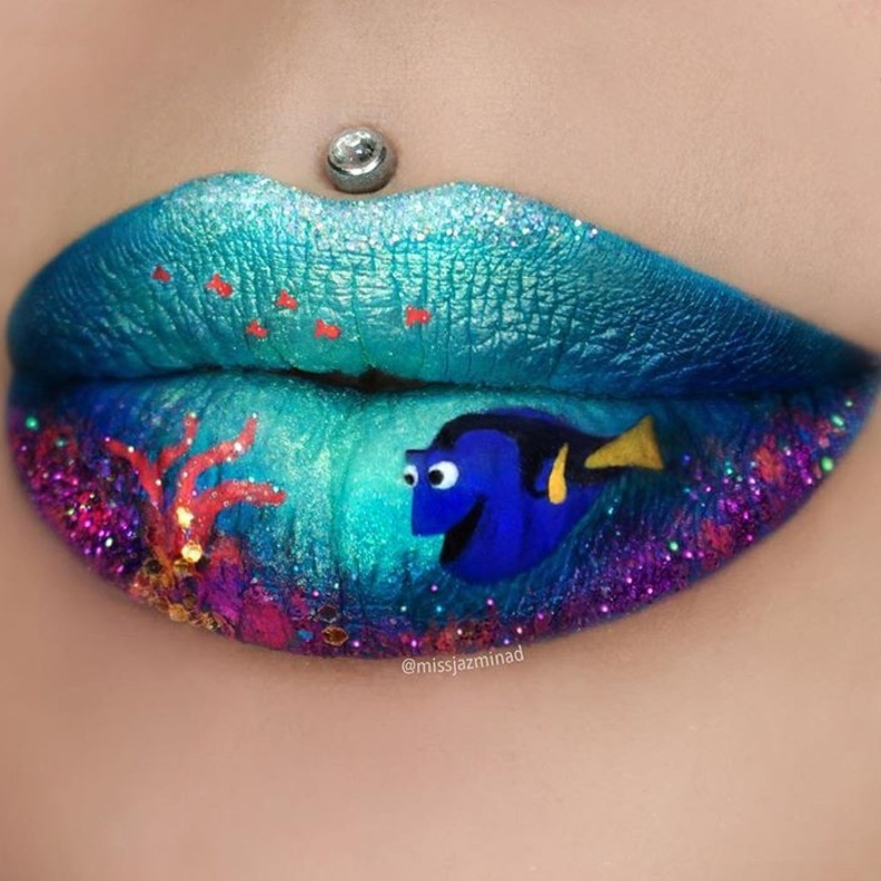 أشهر شخصيات دزني على الشفاة 