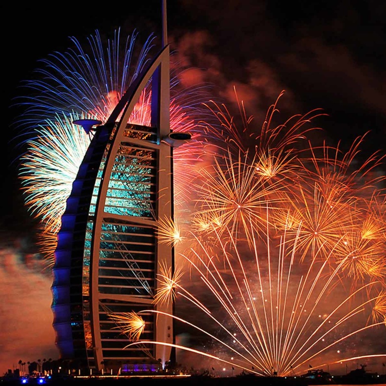 أفضل الأماكن في دبي لقضاء أجازة رأس السنة 2017