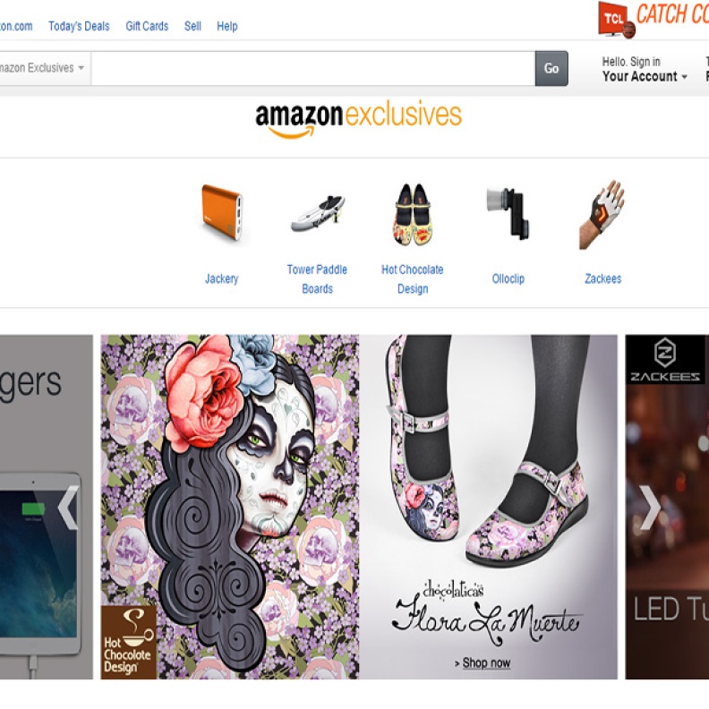 Amazon Exclusives  .. قسم جديد من أمازون للمنتجات المبتكرة