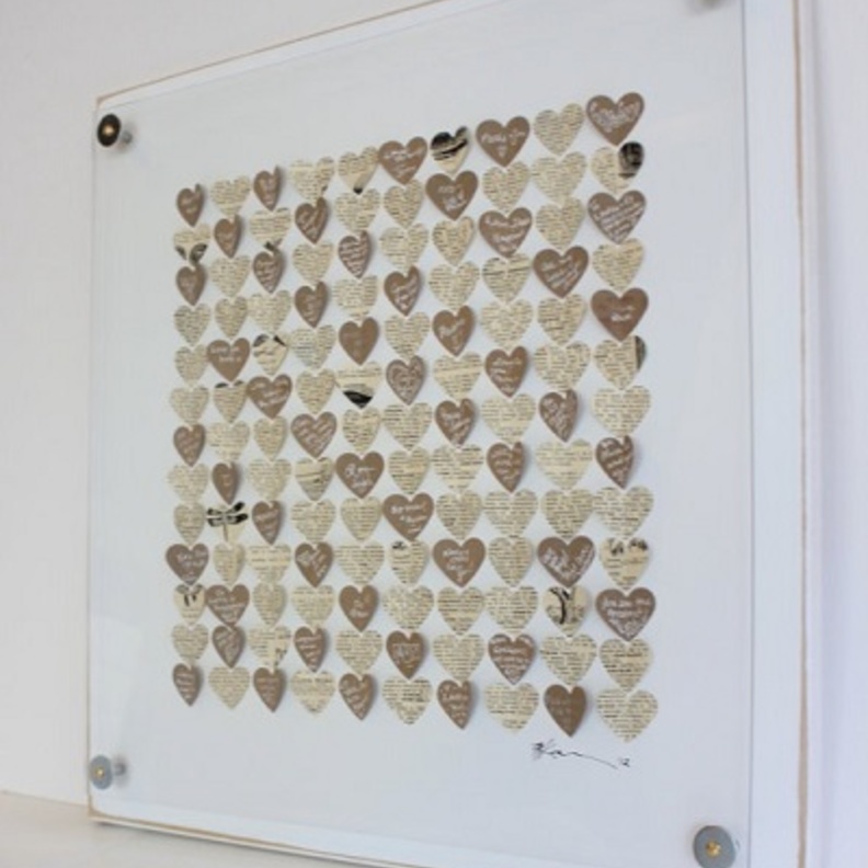  أمنيات المدعوين على شكل قلوب