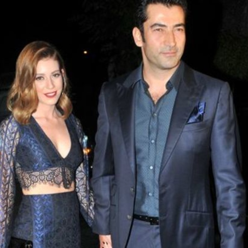 كينان وسينام خلال هروبهم من عدسات المصورين 