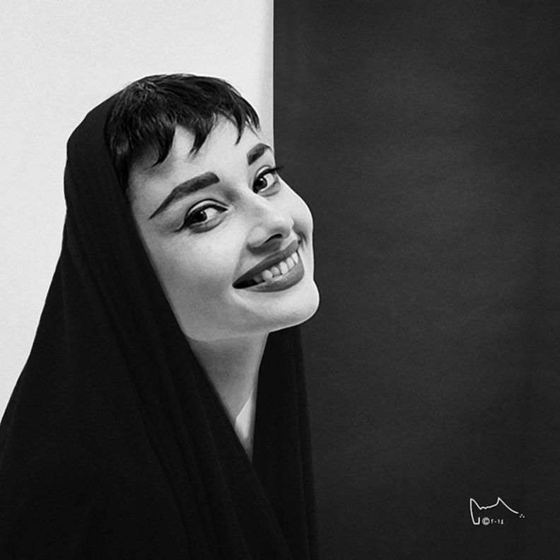 أودري هيبورن.