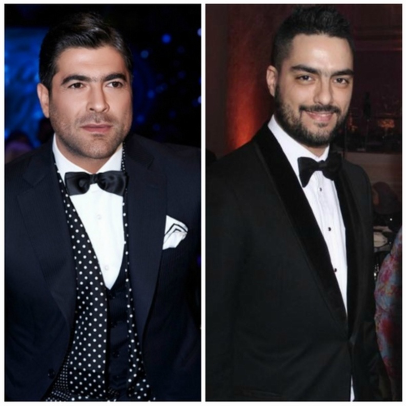 اطلالة رسمية بالتوكسيدو السوداء لكل من وائل كفوري و حسن الشافعي