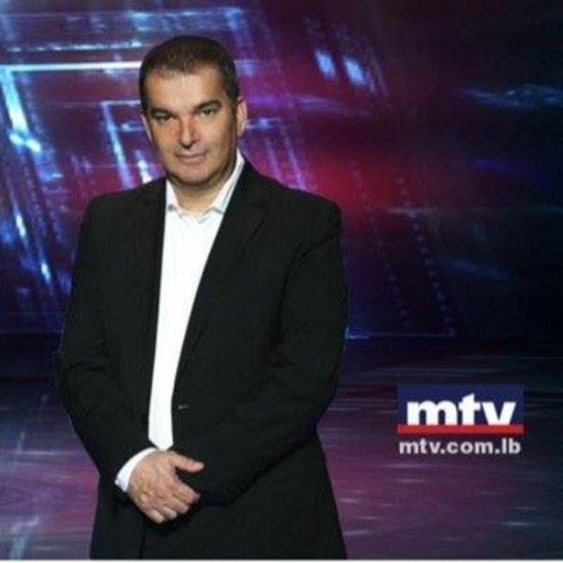 اطلالة طوني خليفة في استديوهات ال ام تي في